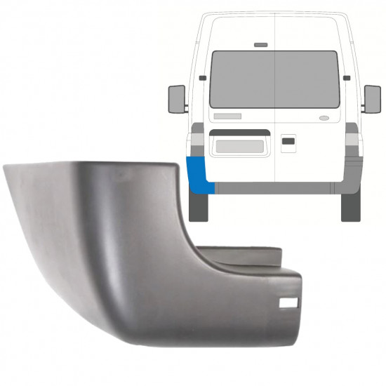 Takapuskurin kulma varten Ford Transit 2006-2013 / Vasen 8935