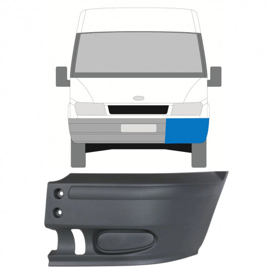 Etupuskurin kulma varten Ford Transit 2000-2006 / Vasen 8259