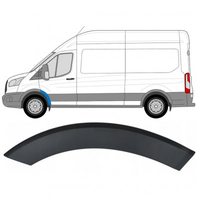 Lokasuojan muovikaaret varten Ford Transit 2014- / Vasen 8234