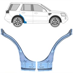 Takalokasuoja korjaussarja varten Land Rover Freelander 2006-2016 / Vasen+Oikea / Sarja 10659