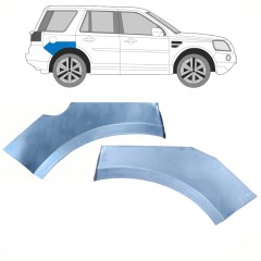 Takalokasuoja korjaussarja varten Land Rover Freelander 2006-2016 / Vasen+Oikea / Sarja 10658