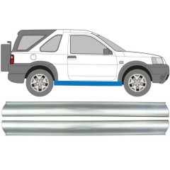 Kynnyspelti korjauspaneeli varten Land Rover Freelander 1997-2006 / Vasen+Oikea / Sarja 11330
