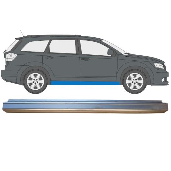 Kynnyspelti korjauspaneeli varten Fiat Freemont 2011-2015 / Vasen = Oikea (symmetrinen) 15005