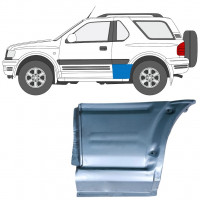 Takalokasuoja korjaussarja varten Opel Frontera B 1999-2002 / Vasen 12832