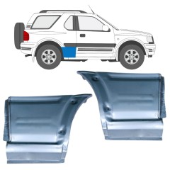 Takalokasuoja korjaussarja varten Opel Frontera B 1999-2002 / Vasen / Oikea / Vasen+Oikea / Sarja 12833