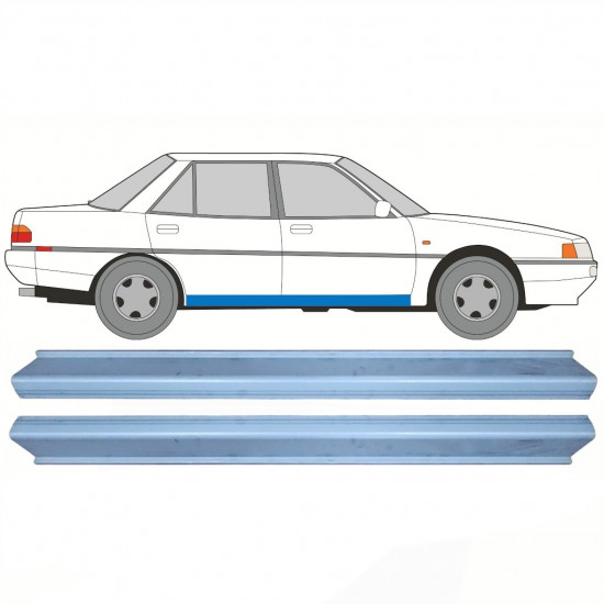 Kynnyspelti korjauspaneeli varten Mitsubishi Galant 1987-1993 / Vasen = Oikea (symmetrinen) / Sarja 10597