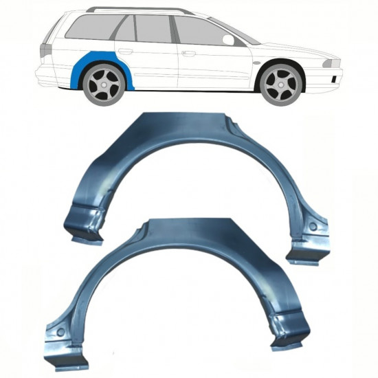 Takalokasuoja korjaussarja varten Mitsubishi Galant 1996-2003 / Vasen+Oikea / COMBI / Sarja 10116