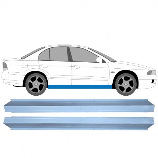 Kynnyspelti korjauspaneeli varten Mitsubishi Galant 1996-2003 / Sarja 11358