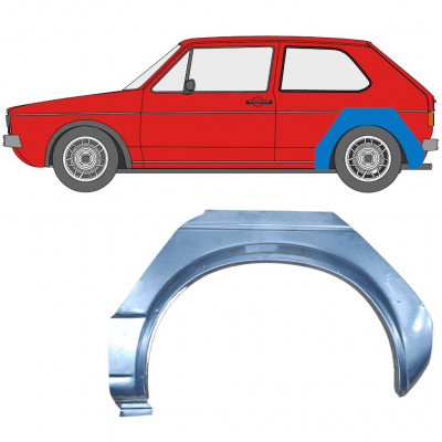 Takalokasuoja korjaussarja varten VW Golf 1 1974- / Vasen 7104