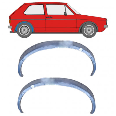 Takalokasuoja sisäkehä varten VW Golf 1 1974- / Vasen+Oikea / Sarja 9917