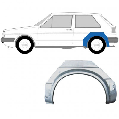 Takalokasuoja korjaussarja varten VW Golf 2 1982- / Vasen 7100