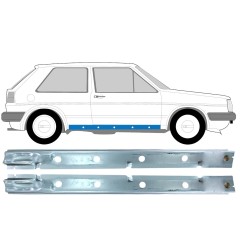 Kynnys sisäosa varten Volkswagen Golf 2 1982-1992 / Vasen+Oikea / Sarja 11027