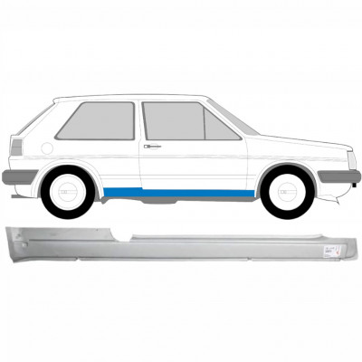 Kynnyspelti korjauspaneeli varten VW Golf 2 1982- / Oikea 7097