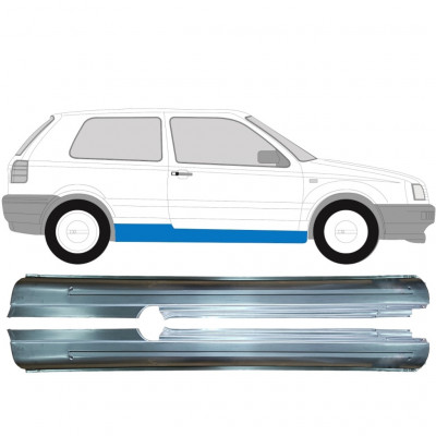 Kynnyspelti korjauspaneeli varten VW Golf 3 1991- / Vasen+Oikea / Sarja 9291