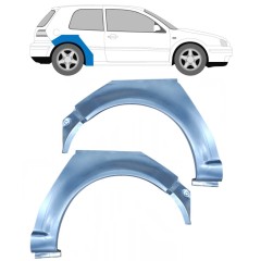 Takalokasuoja korjaussarja varten Volkswagen Golf 4 1997-2006 / Vasen+Oikea / Sarja 9183