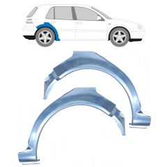 Takalokasuoja korjaussarja varten Volkswagen Golf 4 1997-2006 / Vasen+Oikea / Sarja 9184