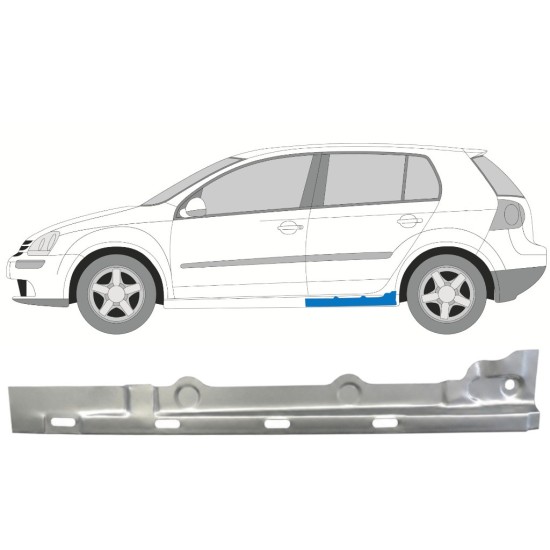 Kynnys sisäosa varten Volkswagen Golf 5 2003-2009 / Vasen 7086