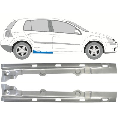Kynnys sisäosa varten Volkswagen Golf 5 2003-2009 / Vasen+Oikea / Sarja 9643