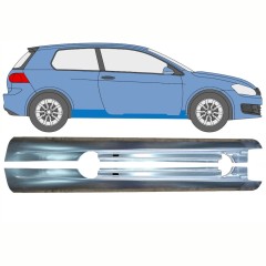 Kynnyspelti varten Volkswagen Golf 6 2008-2013 / Vasen+Oikea / Sarja 10341