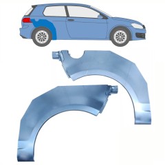 Takalokasuoja korjaussarja varten Volkswagen Golf 6 2008-2013 / Vasen+Oikea / Sarja 10071