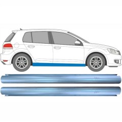 Kynnyspelti korjauspaneeli varten Volkswagen Golf 6 2008-2013 / Vasen = Oikea (symmetrinen) / Sarja 10470