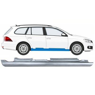 Kynnyspelti varten Volkswagen Golf 6 2008-2013 / Oikea / COMBI 17047