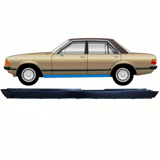 Kynnyspelti korjauspaneeli varten Ford Granada 1977-1985 / Vasen 8775