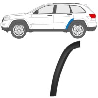 Takalokasuojan sivulista varten Jeep Grand Cherokee 2010-2021 / Vasen 15852