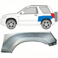 Takalokasuoja korjauspaneeli yläosa varten Suzuki Grand Vitara 2005-2012 / Vasen 8508