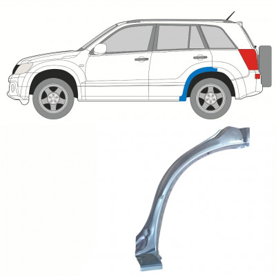 Etukaari korjauspaneeli varten Suzuki Grand Vitara 2005-2012 / Vasen 10176