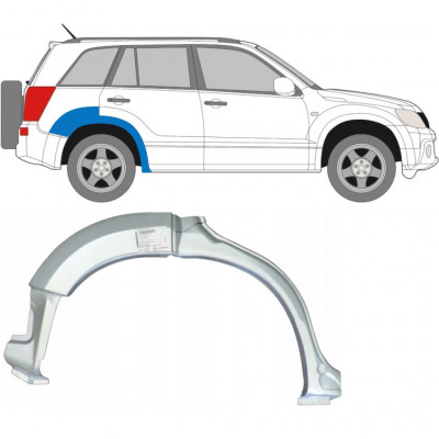 Takalokasuoja korjaussarja varten Suzuki Grand Vitara 2005-2012 / Oikea 5990