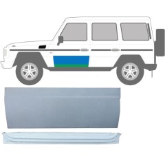 Sisäinen ja ulkoinen etuoven korjauspaneeli varten Mercedes G-Class W460 W461 W463 1979- / Vasen / Sarja 9466