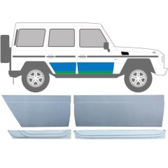 Sisäinen ja ulkoinen etu- ja takaoven korjauspaneeli varten Mercedes G-Class W460 W461 W463 1979-2017 / Oikea / Sarja 9469