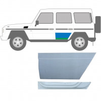 Sisäinen ja ulkoinen takaoven korjauspaneeli varten Mercedes G-Class W460 W461 W463 1979- / Vasen / Sarja 9468