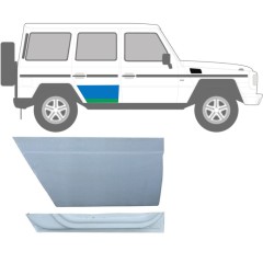 Sisäinen ja ulkoinen takaoven korjauspaneeli varten Mercedes G-Class W460 W461 W463 1979-2017 / Oikea / Sarja 9467