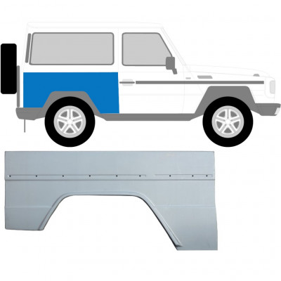 Takalokasuoja korjaussarja varten Mercedes G-Class 1979- / Oikea 5080