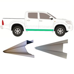 Sisäinen ja ulkoinen kynnyksen korjauspaneeli varten Toyota Hilux 2005-2015 / Vasen = Oikea (symmetrinen) / Sarja 11460