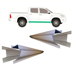 Sisäinen ja ulkoinen kynnyksen korjauspaneeli varten Toyota Hilux 2005-2015 / Vasen+Oikea / Sarja 11461