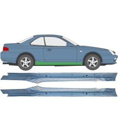 Kynnyspelti varten Honda Prelude 1996-2001 / Vasen+Oikea / Sarja 9198