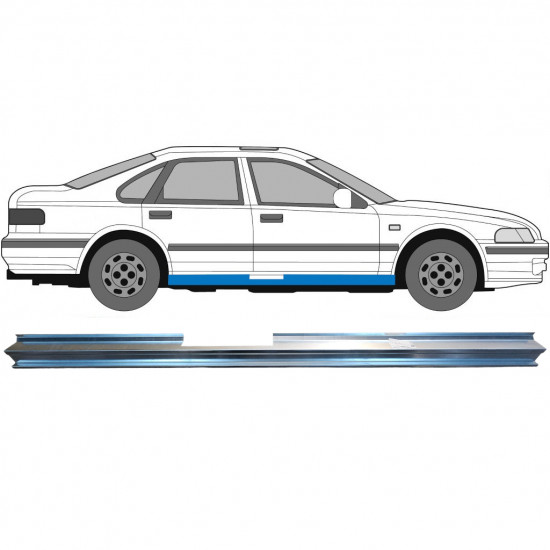 Kynnyspelti korjauspaneeli varten Honda Accord 1993-1998 / Oikea 5888