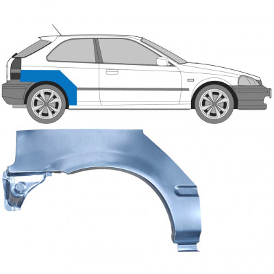 Takalokasuoja korjaussarja varten Honda Civic 1995-2000 / Oikea 5118