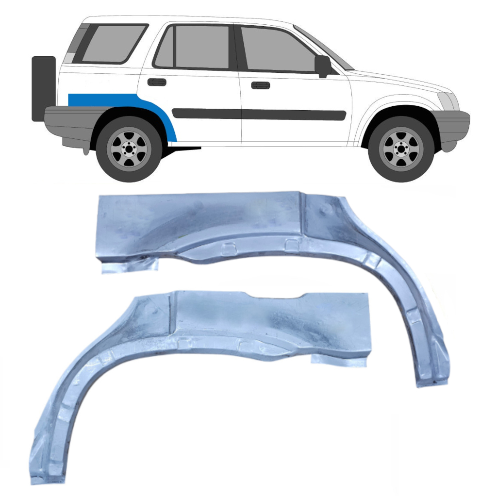 Takalokasuoja Korjaussarja Varten Honda Crv 1995-2001 / Vasen+Oikea / Sarja 9170
