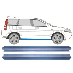 Kynnyspelti korjauspaneeli varten Honda HR-V 1999-2006 / Vasen = Oikea (symmetrinen) / Sarja 11281