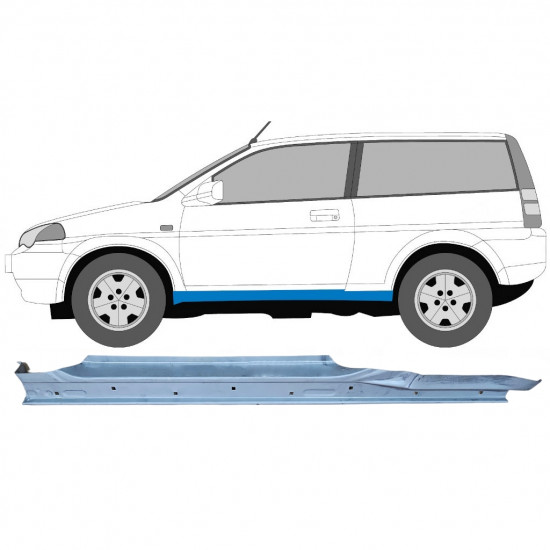 Kynnyspelti korjauspaneeli varten Honda HRV 1999-2006 / Vasen 5856