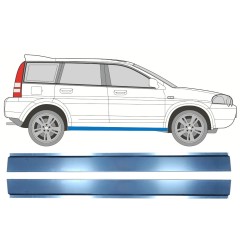 Kynnys sisäosa varten Honda HR-V 1999-2006 / Vasen = Oikea (symmetrinen) / Sarja 10382