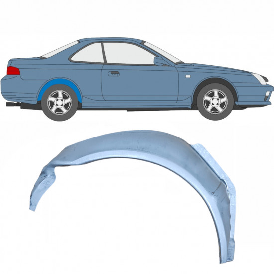 Takalokasuoja sisäkehä varten Honda Prelude 1996-2001 / Oikea 6011