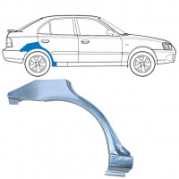 Takalokasuoja korjaussarja varten Hyundai Accent 2000-2006 / Oikea 7593