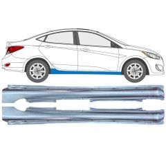 Kynnyspelti varten Hyundai Accent 2010- / Vasen / Oikea / Sarja 12801