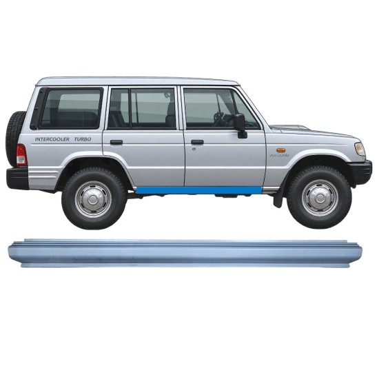 Kynnyspelti korjauspaneeli varten Hyundai Galloper 1991-2003 / Vasen = Oikea (symmetrinen) 17018