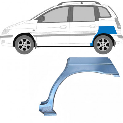 Takalokasuoja korjaussarja varten Hyundai Matrix 2001-2010 / Vasen 5435